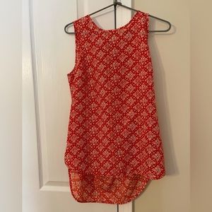 Coral Micheal Kors lightweight tank top